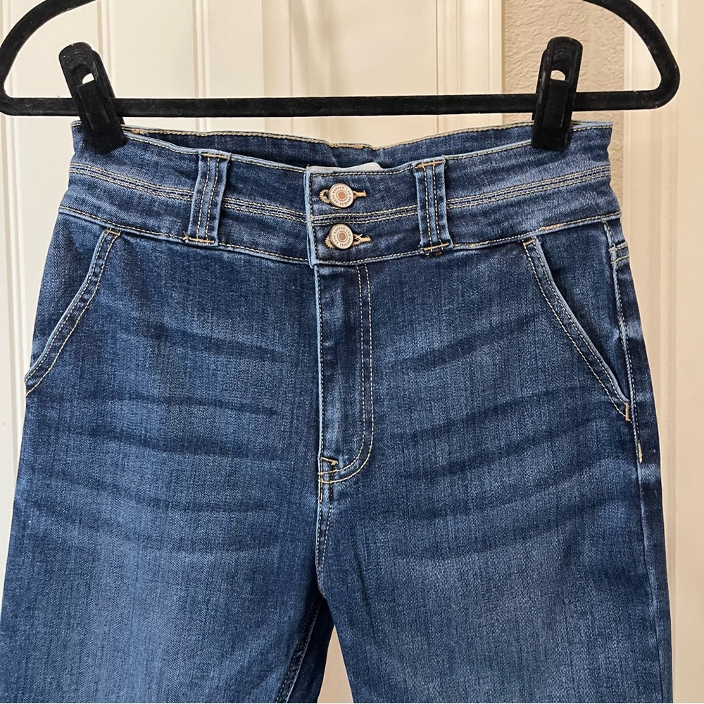 KanCan Dark Blue Flare Jeans - Picture 2 of 10